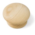 Laurey 2" Au Natural Wood Mushroom Knob 32701